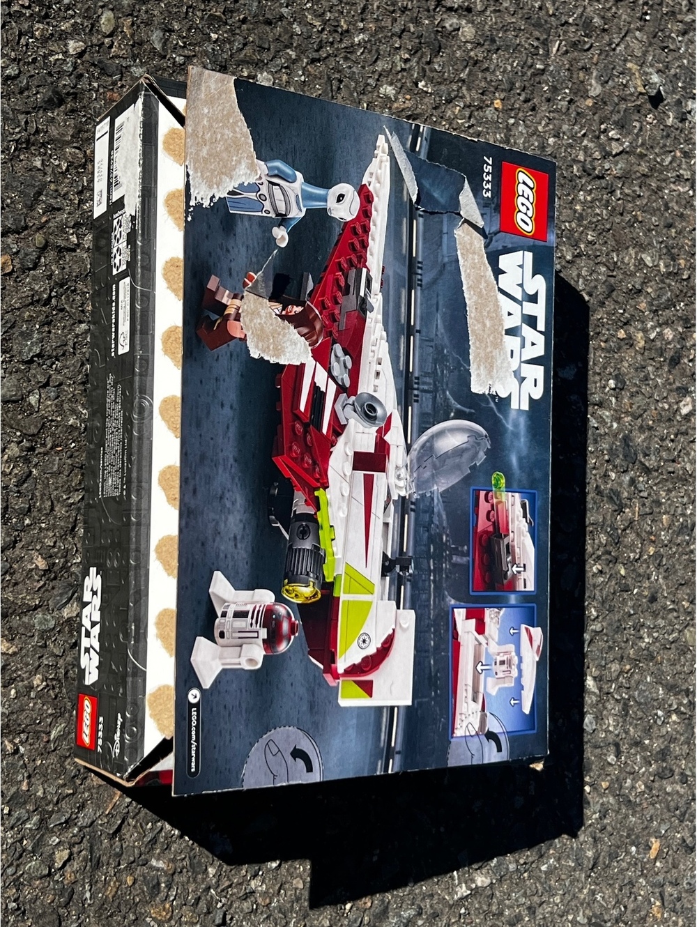 LEGO Star Wars 75333 Obi-Wan Kenobi’s Jedi Starfighter w/ Box & Instructions